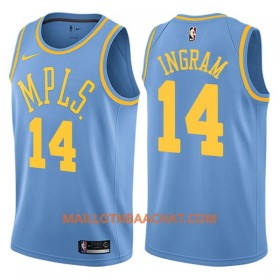Maillot NBA Los Angeles Lakers Brandon Ingram 14 Nike Hardwood Classics Swingman - Homme